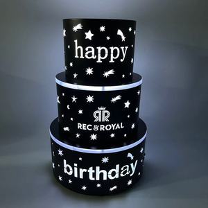Espositore per Torte <span class=keywords><strong>di</strong></span> <span class=keywords><strong>Compleanno</strong></span> Personalizzato con Logo per Feste in Discoteca, 3 Livelli in Metallo con LED - Product Image 4