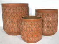 Pots à fleurs en ciment modernes, grands, durables et écologiques, pour usage intérieur et extérieur, décoration de jardin, centre commercial, maison, vente en gros disponible