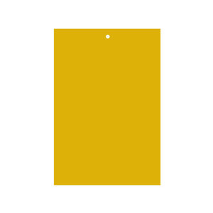Piège à insectes en papier biodégradable écologique, non toxique, jaune, pour la lutte antiparasitaire en agriculture et en serre - Product Image 1