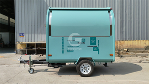 Remolque de Comida de 7.2 pies, Diseño Único Personalizado, Pintura Colorida, Carrito de Venta Ambulante Moderno - Product Image 3