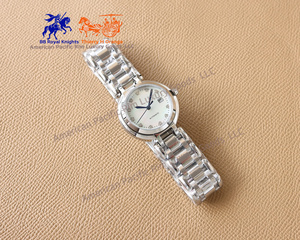 Reloj de Pulsera de Cuarzo Longnes Simple Luxury para Mujer, Acero Inoxidable con Esfera de Diamantes de Imitación, Regalo Perfecto para Damas - Product Image 2