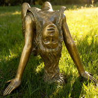 Sculpture de femme nue en bronze, figurine, base de table basse, Feng Shui 3D, mode moderne, Saint-Valentin