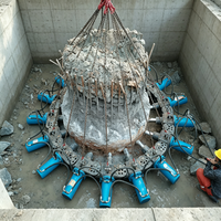 Casse-pieux hydraulique haute vitesse pour l'élimination des têtes de pieux de colonnes de bâtiment