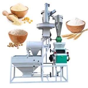 Ngô ATTA chakki Mini Trung Quốc lúa mì điện Teff bột Mill hơn 200 tấn giá trong Kenya Uganda