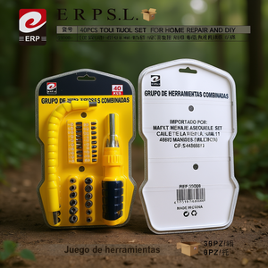 Juego de herramientas combinadas Erpsl de 40 piezas para reparaciones en el hogar y bricolaje - Product Image 3