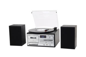 Vente en gros de lecteur de disques vinyles classique avec haut-parleur externe, vintage, avec lecture USB/<span class=keywords><strong>CD</strong></span>/SD/Bluetooth, gramophone pour l'audio domestique - Product Image 4