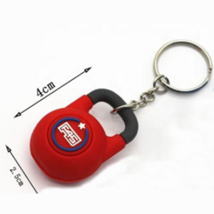 Móc Khóa Hình Kettlebell PVC F45 Hình 3D Tùy Chỉnh Logo 2 Mặt Móc Chìa Khóa Tập Thể Dục Gym Tùy Chỉnh Bằng Cao Su Quà Tặng - Product Image 3