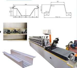Máquina Perfiladora de Ómega Ajustable al Mejor <span class=keywords><strong>Precio</strong></span>, Máquina Formadora de Correas Omega para Techos de Estructura de Acero, Bajo Nivel de Ruido - Product Image 1