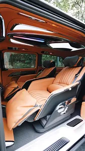 Asiento de coche eléctrico de lujo asiento VIP con Control de pantalla Modo plano para Vito Vclass Sprinter Hiace