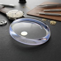Verre de montre en saphir pour montres de plongée, verre saphir bombé épais, taille personnalisée 31 mm 32 mm