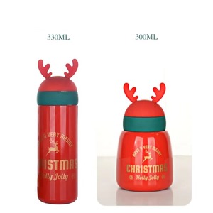 Taza de Café Navideña de Acero Inoxidable de 300 ml con Tapa, Aislamiento Térmico de 12-24 Horas, Ecológica, Portátil, con Logotipo Personalizado, Regalo de Navidad - Product Image 2