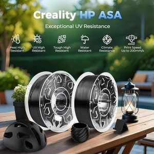 Creality HP-ASA 1 pouces Durable imprimante 3D Filament noir haute résistance aux UV Tolérance de température - Product Image 2