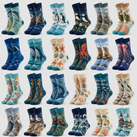 Chaussettes personnalisées à motifs colorés, prêtes à la vente, ODM, pour les programmes de cadeaux promotionnels