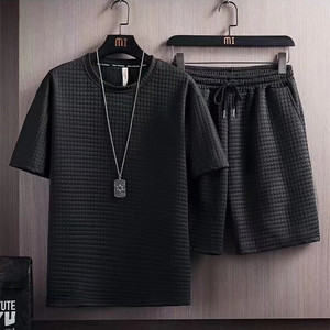Herren Sommer Kurzarm T-Shirt & Shorts Lässig 2-teiliges Set Sehe Fashion - Product Image 4