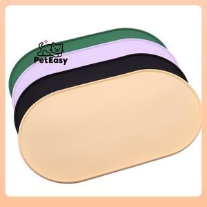 Nueva gran oferta <span class=keywords><strong>de</strong></span> silicona antidesbordamiento, lugar común, accesorios simples para mascotas, tazones <span class=keywords><strong>de</strong></span> alimentación <span class=keywords><strong>de</strong></span> lujo para perros y gatos, alfombrilla - Product Image 2