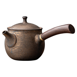 Retro Ceramic Teapot With Wooden Handle <b>Small</b> Side Handle <b>Tea</b> <b>Pot</b> For Home Use - Product Image 5