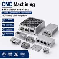 Boîtiers, dissipateurs thermiques et supports de montage en aluminium anodisé usinés CNC pour l'électronique (OEM/ODM)