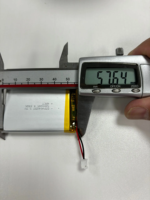 Batterie Lipo rechargeable personnalisable 404257 850mAh 1200mAh 4.44Wh 3.7V Batterie polymère ultra haute densité pour contrôleurs