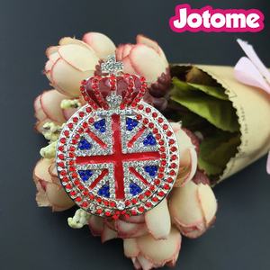 Large <strong>Union</strong> <strong>Jack</strong> with Crown Brooch Fancy Christmas Gifts British Flag Brooch Clothing Accessories - Product Image 4