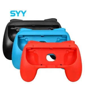 SYY เคสป้องกันเกมแพดสำหรับ Nintendo Switch รุ่นใหม่, อุปกรณ์เสริมด้ามจับด้ามจับ Oled NS 1ชุด/2ชิ้น