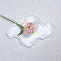 DREA Bouquet de fleurs artificielles en laine tricotées à la main, motif mignonnes-fleurs, pour cadeaux d'anniversaire et de Noël, vente en gros
