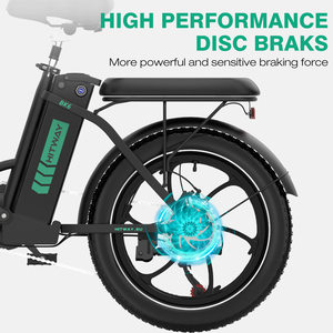 <span class=keywords><strong>Vélo</strong></span> pliant <span class=keywords><strong>électrique</strong></span> <span class=keywords><strong>HITWAY</strong></span> BK6SL 250W pour batterie lithium 36V, Shimano 7 vitesses, alliage d'aluminium, pneus plats de 20 pouces, certifié CE - Product Image 4