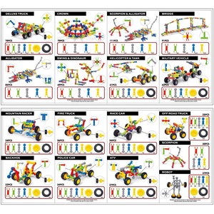 125Pcs Tự Làm Lắp Ráp Đồ Chơi Bộ Xương Kết Nối Doanh Xây Dựng Xây Dựng Khối Gốc Trẻ Em Xây Dựng Kit Với Lưu Trữ Hộp Gói - Product Image 5