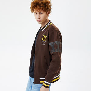 Homme Varsity Jackets Nouveau design quantité minimale de commande bas Veste de baseball vierge respirante - Product Image 5