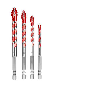 Juego de brocas para mampostería Shanxi Iron Ox de 6-12 mm con vástago hexagonal en espiral para perforar hormigón y azulejos - Product Image 1