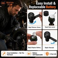 TPMS Eksternal 2 Roda BLE5.4 Deteksi Kebocoran Lambat Tahan Air IP67 Baterai Dapat Diganti Akurasi Tinggi ±2.5kPa Grosir Kustom dalam Jumlah Besar