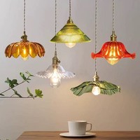 Lampu Gantung Kuningan Besi Gaya Shanghai Vintage Artistik untuk Restoran, Kamar Tidur, Lampu Hias Gaya Nordik Jepang untuk Kafe, Bar, dan Meja Bar