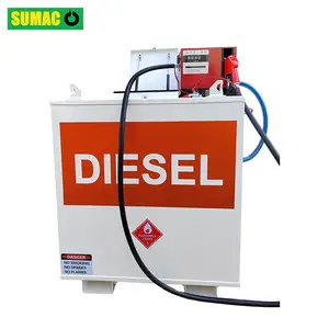 Sumak fornecimento de fábrica 1000L Ibc tanques de gasolina tanque de combustível de armazenamento de óleo diesel de 3000 litros com preço de bomba