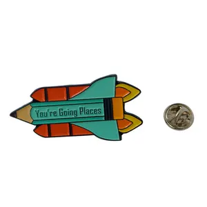 enamel-pins Metal crafts zinc alloy bulk suits art school color pencil pen enamel lapel pins