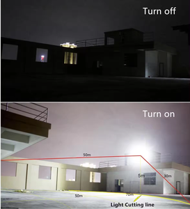 1080p <b>Sensor</b> <b>LED</b> Solar Flood <b>Light</b> Radar Remote Control 20000 Lumens IP65 Aluminum Garden Landscape Energy Saving Camera - Product Image 5