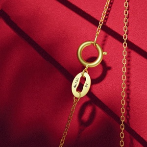 Collar <span class=keywords><strong>de</strong></span> Cadena <span class=keywords><strong>de</strong></span> Cuerda <span class=keywords><strong>de</strong></span> <span class=keywords><strong>Oro</strong></span> Puro <span class=keywords><strong>de</strong></span> <span class=keywords><strong>18</strong></span> Quilates AU750, Joyería al <span class=keywords><strong>por</strong></span> <span class=keywords><strong>Mayor</strong></span>, Cadena <span class=keywords><strong>de</strong></span> Eslabones <span class=keywords><strong>de</strong></span> <span class=keywords><strong>Oro</strong></span> Amarillo Macizo <span class=keywords><strong>de</strong></span> 18K - Product Image 5