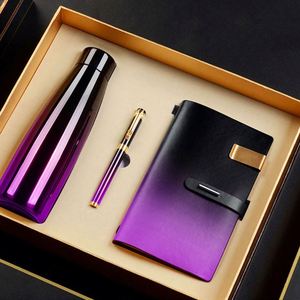 Brand New Custom Logo Vacuum Cup Fancy Journal Diary Planner <b>Notebook</b> With Pen Business Corporate Gift Idea for Clients - Product Image 4