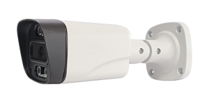 Fsan ngoài trời <span class=keywords><strong>IP</strong></span> Bullet <span class=keywords><strong>Camera</strong></span> 2MP/4MP CMOS 4mm ống kính cố định tầm nhìn ban đêm kép ánh sáng PoE Mic & loa không thấm nước phát hiện con người - Product Image 2