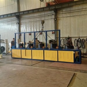 Linea retta automatica ad alta velocità a basso tenore di carbonio tipo puleggia a secco filo di metallo disegno macchina prezzo - Product Image 2