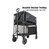 Chariot pliant de plage Chariot pliable pliable avec roues