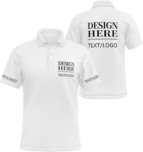 Polos en coton pur, best-sellers de l'été, personnalisez les uniformes de travail pour votre marque ou votre entreprise, polo de golf unisexe - Product Image 1
