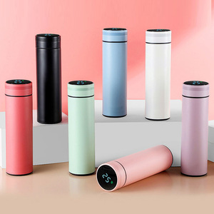 New <b>Hot</b> Sale 500ml BPA Free Vacuum <b>Flasks</b> Smart Water Cup Stainless Steel Bottle With Digital LED Temperature Display - Product Image 4