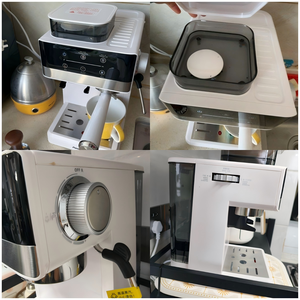 Machine à <span class=keywords><strong>café</strong></span> verte électrique entièrement automatique, portable, compacte, à écran tactile intelligent, avec mousseur à lait et buse vapeur - Product Image 4