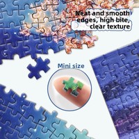 Échantillon gratuit 1000 pièces DIY Puzzle Haute Personnalisable Célèbre Peinture En Bois En Plastique Papier Soulagement Du Stress pour Adultes Enfants Cadeaux