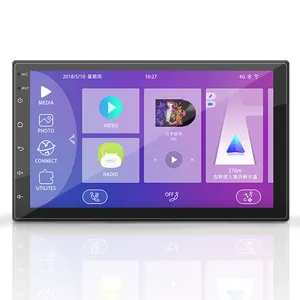 Ihuella 7 ''Android 10 8-Kern-DSP-IPS-Bildschirm Auto-DVD-Player für SsangYong Kyron 6 128GB 4G LTE GPS BT Stereo Carplay