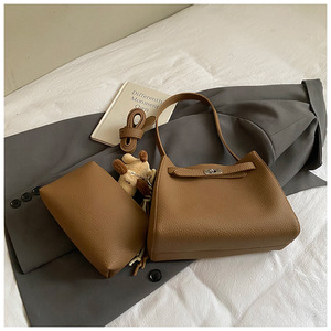 2026pu <strong>Luxury</strong> Tote Women's Single Shoulder Crossbody Bag Versatile Waterproof Light Bag Set Portable Durable - Product Image 6