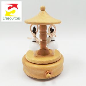 <span class=keywords><strong>Carillon</strong></span> <span class=keywords><strong>Giostra</strong></span> Ballerina in Legno di Faggio, Vendita all'Ingrosso e al Dettaglio - Product Image 3