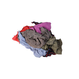 10kg 20kg 25kg ミックスカラー Tシャツ リサイクルコットン 機械用ウエス 衣類 100KG 梱包 再生綿ラグ - Product Image 5