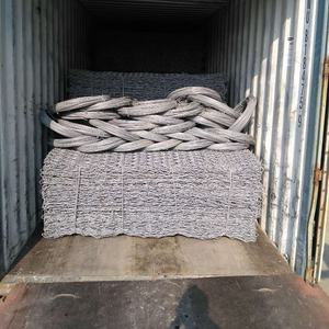 Özelleştirilmiş kolayca monte sıcak daldırma galvanizli taş kafes dokuma PVC kaplı Gabion kutusu nehir bankası için - Product Image 6