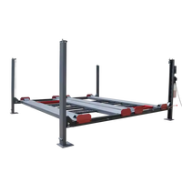 Ascenseur automatique haute capacité à 4 poteaux Système de stationnement hydraulique à double pont Ascenseur de stationnement pour parking