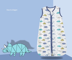 Primavera y verano, suministros para bebés recién nacidos, estampado de dibujos animados, edredón infantil antipatadas, saco de dormir de algodón para bebés - Product Image 4